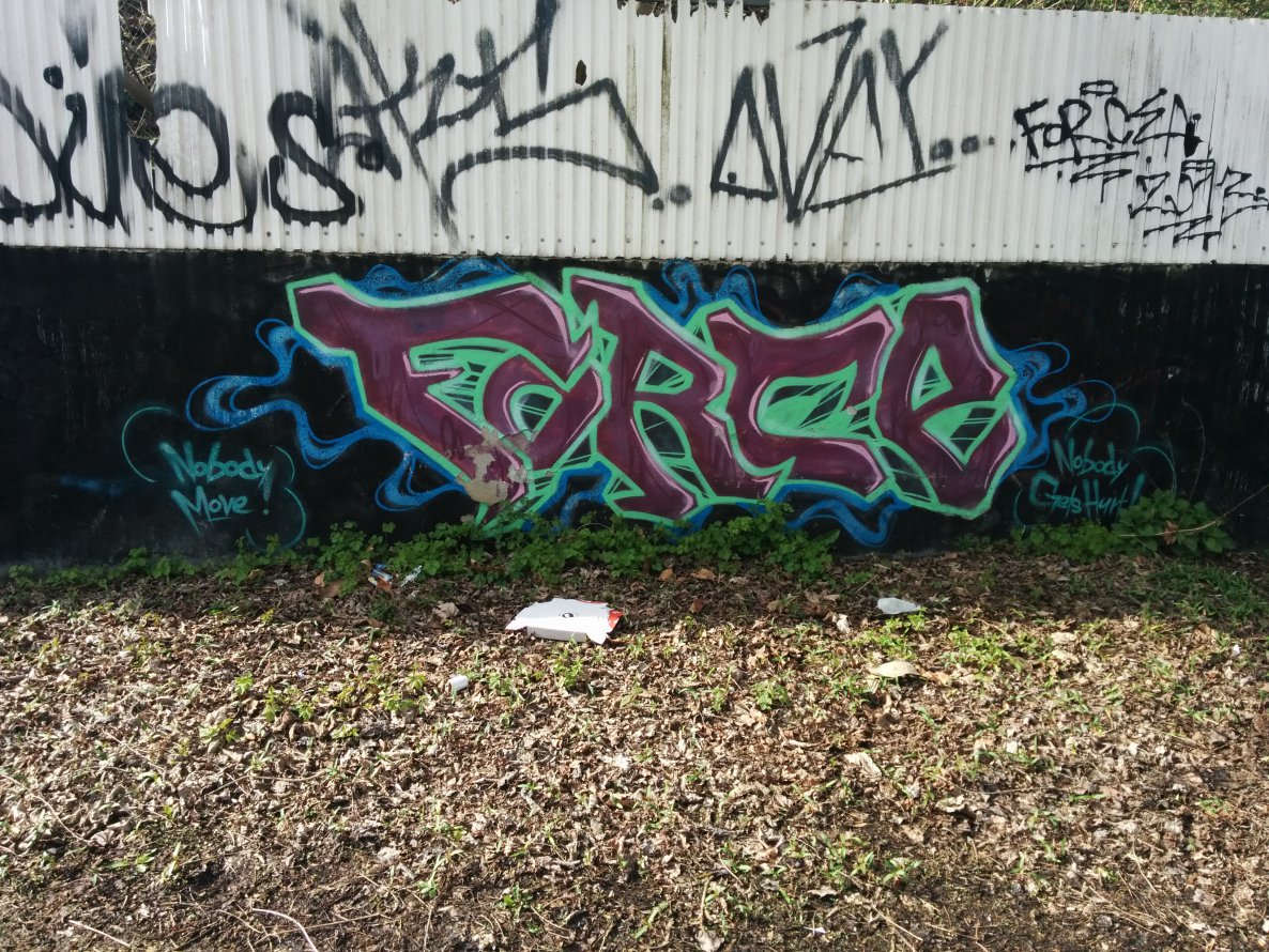 Graffiti Wall in Lübeck - Photo by Suio - Force, wall, Lübeck (? )