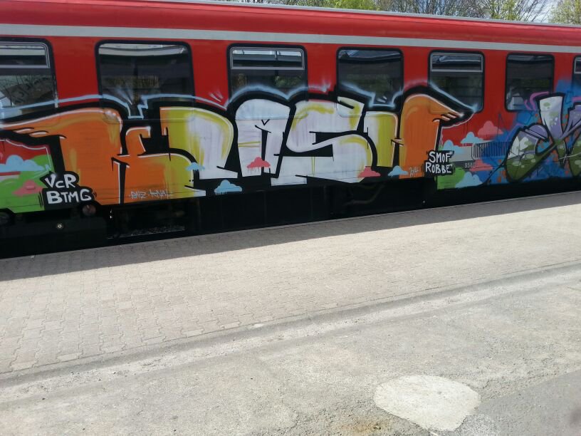 Graffiti Train - Photo by Suio - Train, Lüneburg (2014)