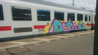 Graffiti Train in Lüneburg - Photo by Suio - Detail, Lüneburg (2014)