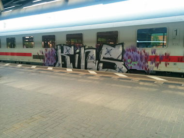 Graffiti Train in Lüneburg - Photo by Suio - Lüneburg (2014)
