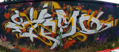 Graffiti Wall in Hamburg - Photo by Suio - Hamburg