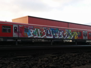 Graffiti Train - Photo by Suio - Fabuteck, Fabu, Teck (2014)