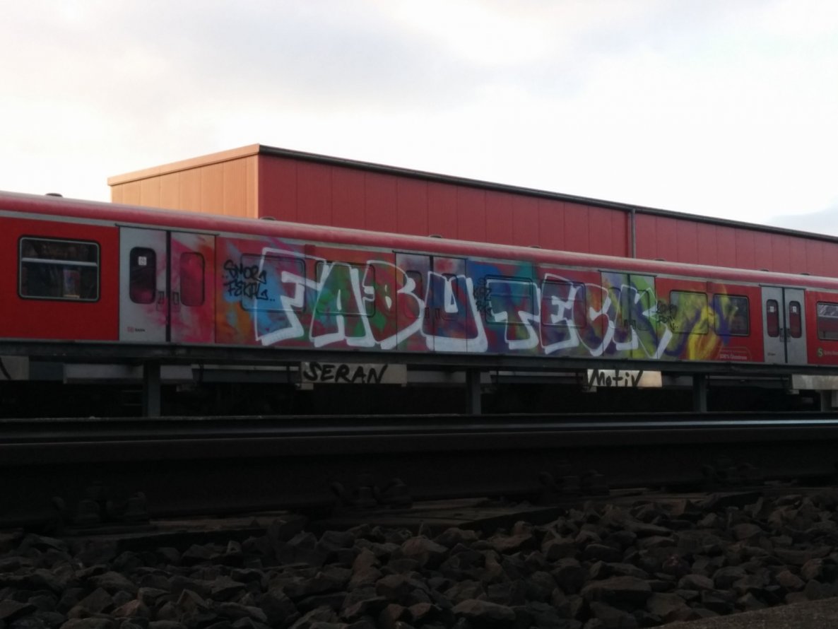 Graffiti Train - Photo by Suio - Fabuteck, Fabu, Teck (2014)