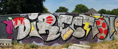 Graffiti Wall in Hamburg - Photo by Suio - Direction, Hamburg (2014)