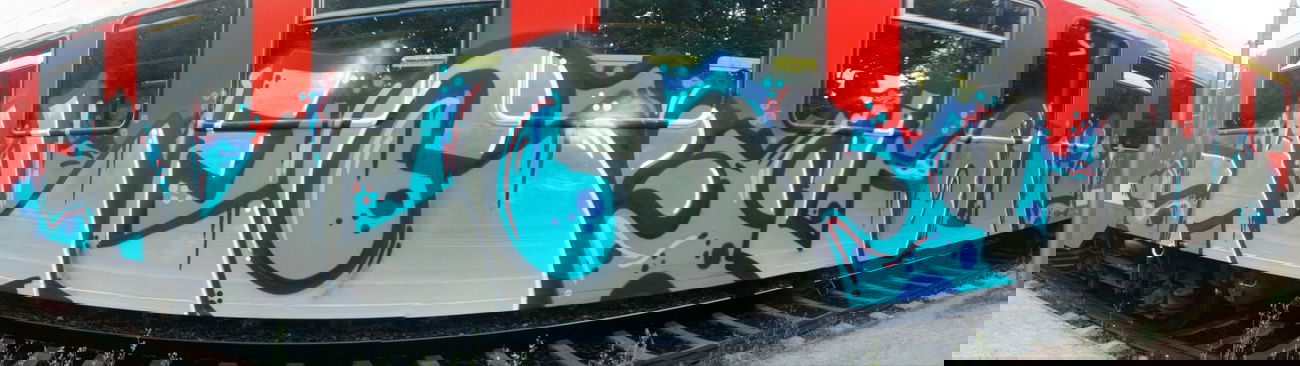 Graffiti Train in Lüneburg - Photo by Suio - Alec, loui, Lüneburg (2014)