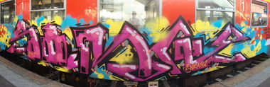 Graffiti Train - Photo by Suio - Sorge, Enkays, Hamburg (2014)