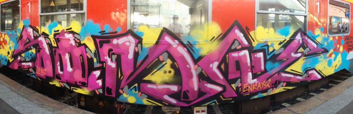 Graffiti Train - Photo by Suio - Sorge, Enkays, Hamburg (2014)