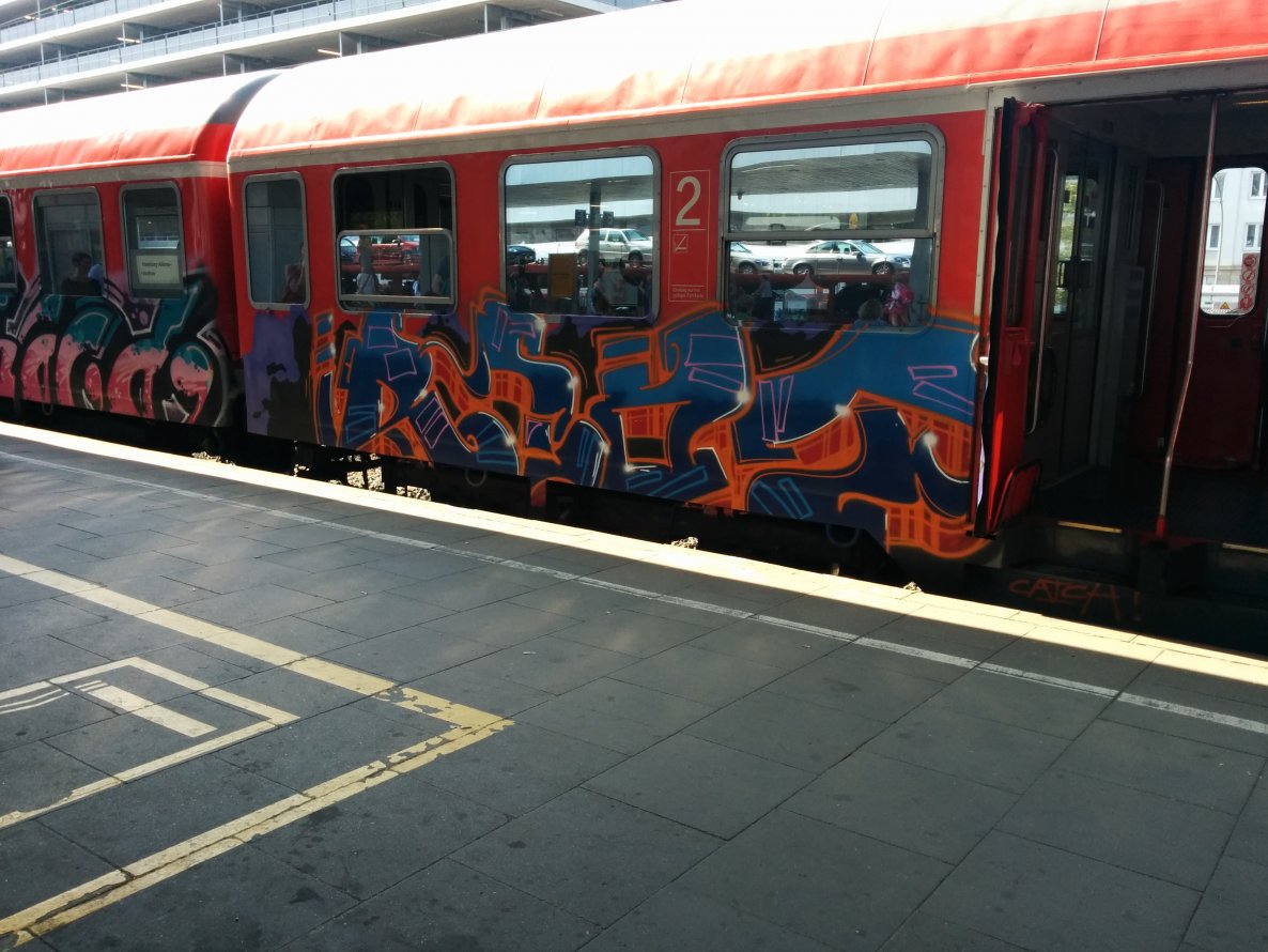 Graffiti Train - Photo by Suio - Riot, Hamburg