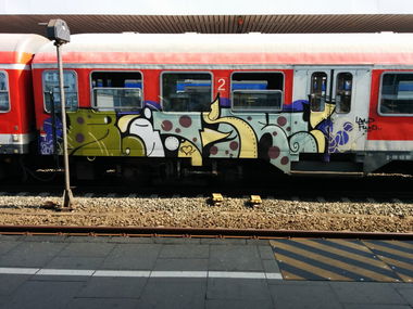 Graffiti Train - Photo by Suio - Rätsel, Hamburg