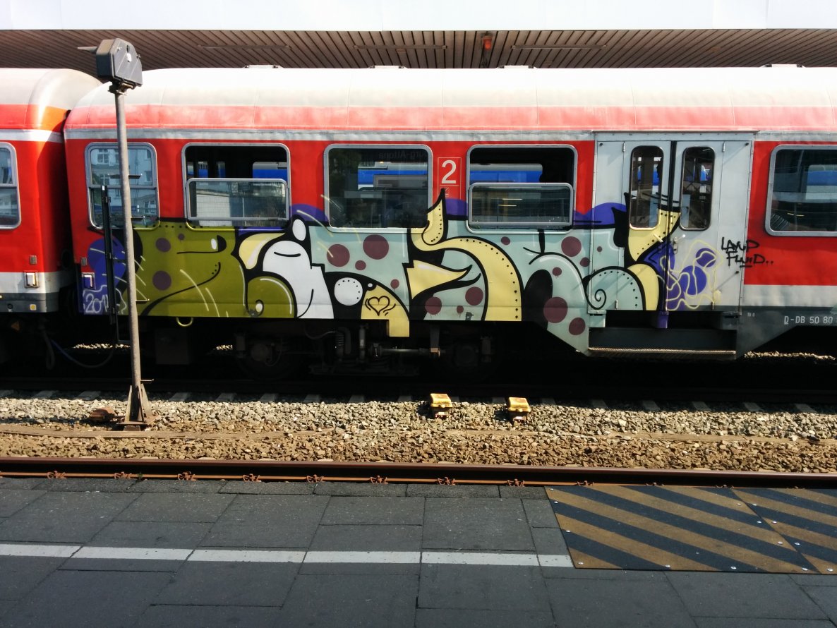 Graffiti Train - Photo by Suio - Rätsel, Hamburg