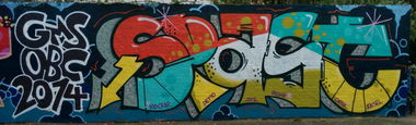Graffiti Wall - Photo by Suio - GMS, OBC, Spast (2014)