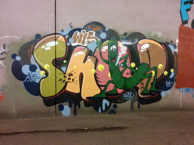 Graffiti Wall - Photo by Suio - Shop, Hamburg (2014)