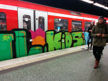 Graffiti Train - Photo by Suio - Kids, Hamburg (2014)