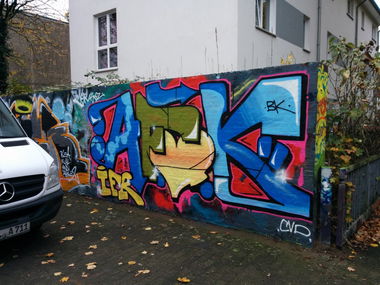 Graffiti Wall - Photo by Suio - Afok, BK, Hamburg (2014)