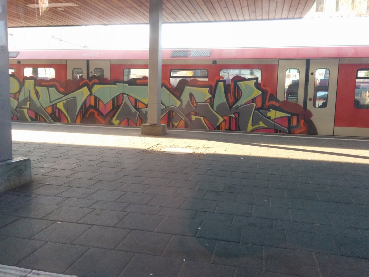 Graffiti Train - Photo by Suio - Alias, Teck, Hamburg (2014)