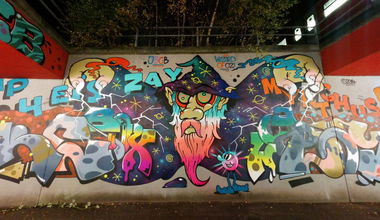 Graffiti Wall - Photo by Suio - JBCB, wizard, of (2014)