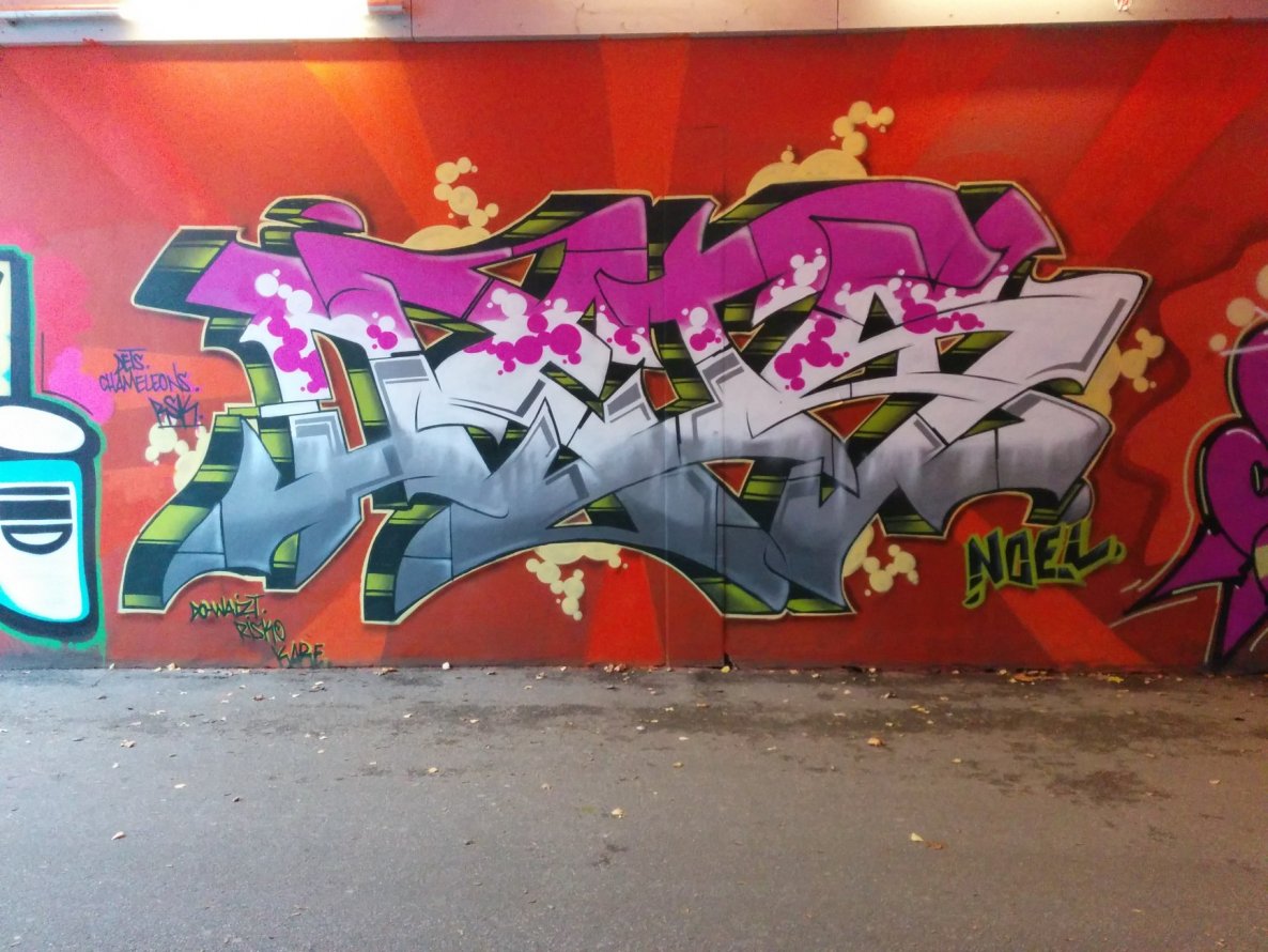 Graffiti Wall - Photo by Suio - Hamburg (2014)