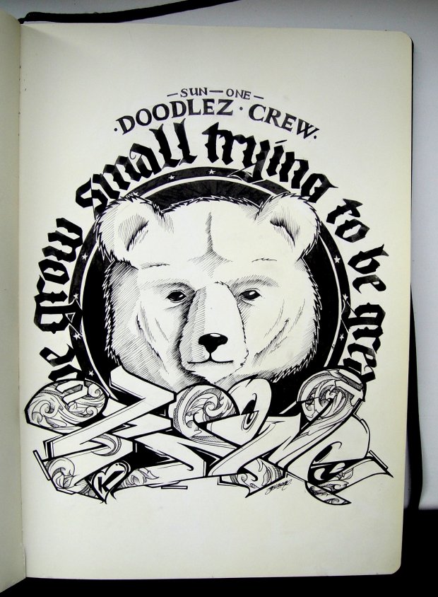 Graffiti Sketch - Photo by SunOne (2013)