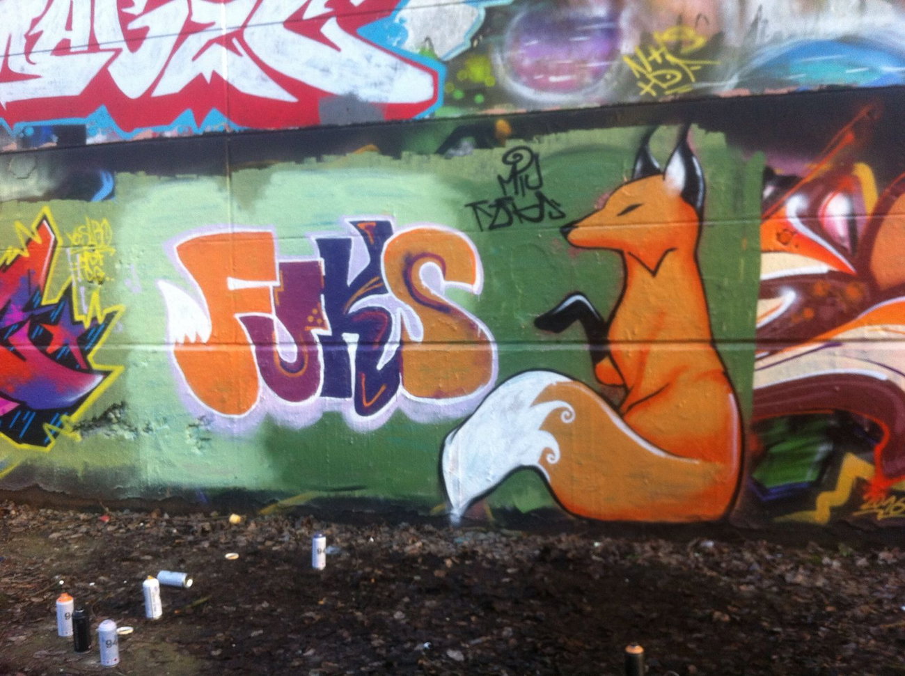 Graffiti Wall - Photo by Sunshine