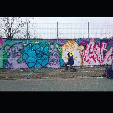 Graffiti Wall - Photo by Sunshine - serg, Igor, throwup
