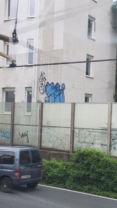 Graffiti Wall in Essen - Photo by Sunshine - serg, zerg, mord (2017)
