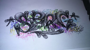 Graffiti Sketch in Essen - Photo by Sunshine - zerg, Zerg, 43