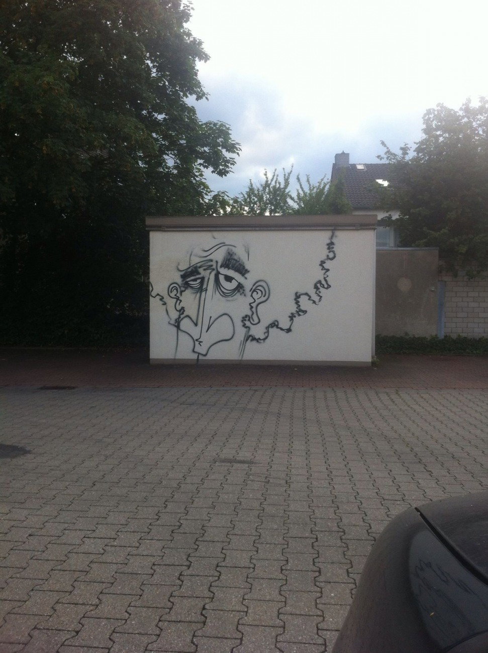 Graffiti Wall - Photo by Sunshine - igor, face, NRW