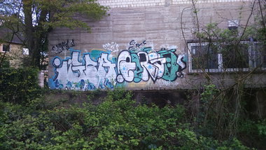 Graffiti Wall in Essen - Photo by Sunshine - zerg, igor, Mord