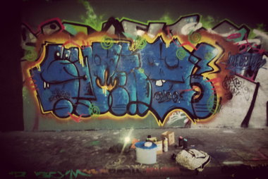 Graffiti Wall in An der donau essen - Photo by Sunshine - zerg, zergo, igor