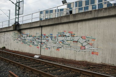 Graffiti Wall - Photo by SuperBoy1312 - raub, cbc (2009)