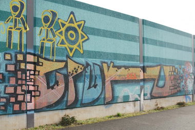 Graffiti Bombing in Frankfurt - Photo by SuperBoy1312 - cpuk, frankfurt, sonne