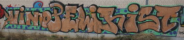 Graffiti Wall in Frankfurt - Photo by SuperBoy1312 - Vino, Rist, Peli