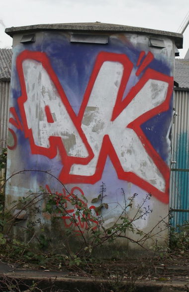Graffiti Bombing in Frankfurt - Photo by SuperBoy1312 - ak, ak47, Frankfurt