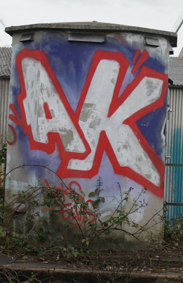 Graffiti Bombing in Frankfurt - Photo by SuperBoy1312 - ak, ak47, Frankfurt