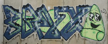 Graffiti Wall in Frankfurt - Photo by SuperBoy1312 - bonz, Frankfurt