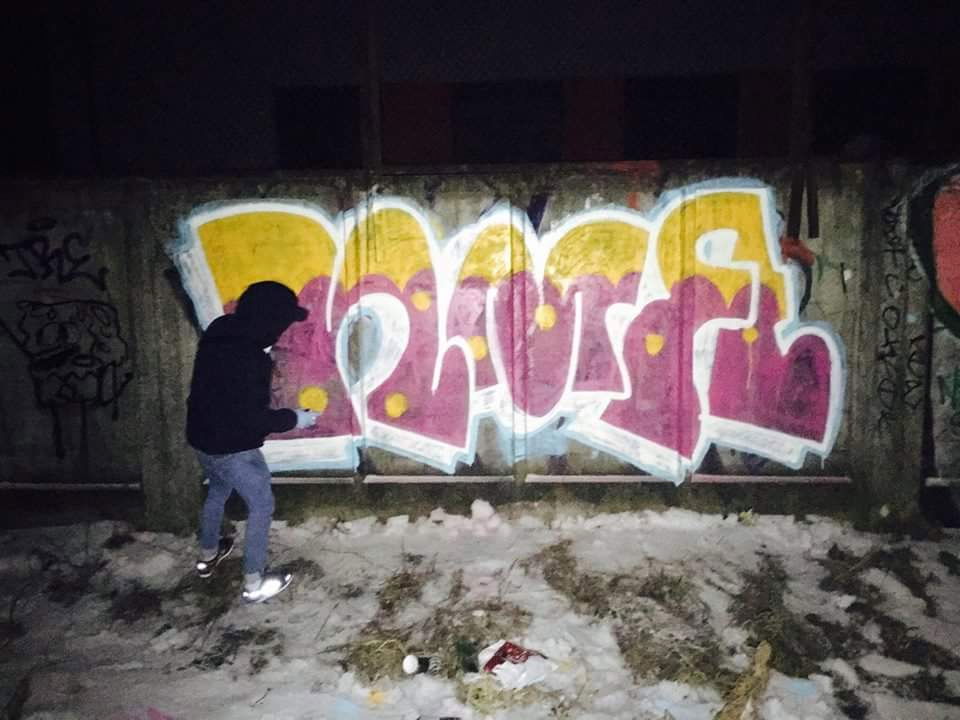 Graffiti Wall - Photo by Superchepush - LATVIA, GRAFFITI