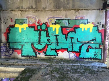 Graffiti Bombing - Photo by Superchepush