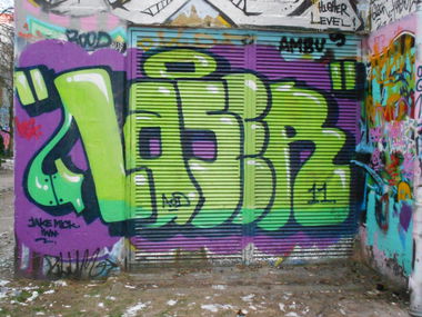 Graffiti Bombing in Hamburg - Photo by SuppenSoldat - Laser, Graffiti, Hamburg (2011)