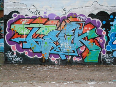Graffiti Wall - Photo by SuppenSoldat - Teck, Kgz, Bk (2012)