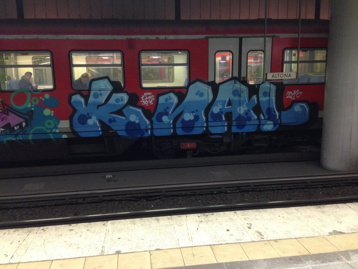 Graffiti Train - Photo by SuppenSoldat - Knal, Ems, 303 (2013)