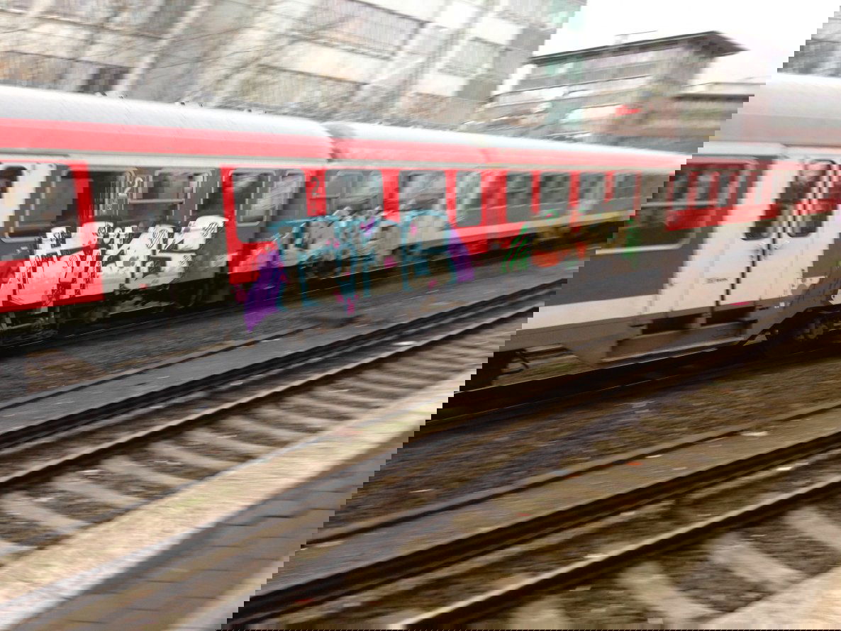 Graffiti Train - Photo by SuppenSoldat - Kins, Dsf, Demo (2014)
