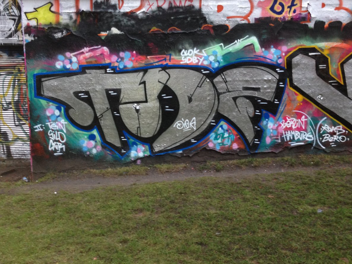 Graffiti Wall - Photo by SuppenSoldat - Todz, Dios, Tein (2014)