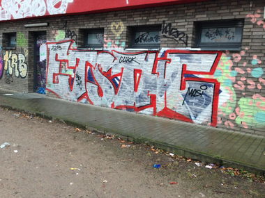 Graffiti Bombing - Photo by SuppenSoldat - Ets, Thc, Hamburg (2014)
