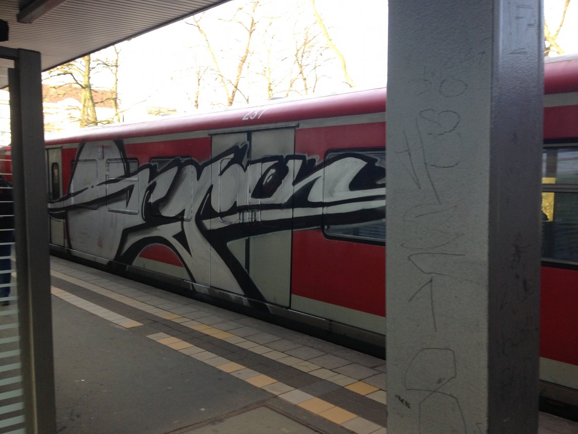 Graffiti Train - Photo by SuppenSoldat - Organ, Hamburg, 2014 (2014)