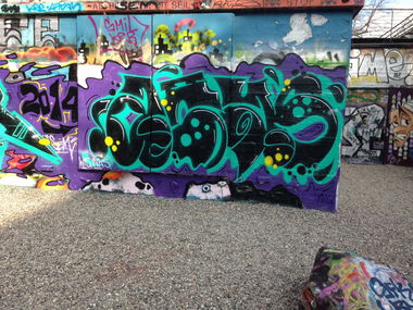 Graffiti Wall - Photo by SuppenSoldat - Acys, Sem, 2014 (2014)