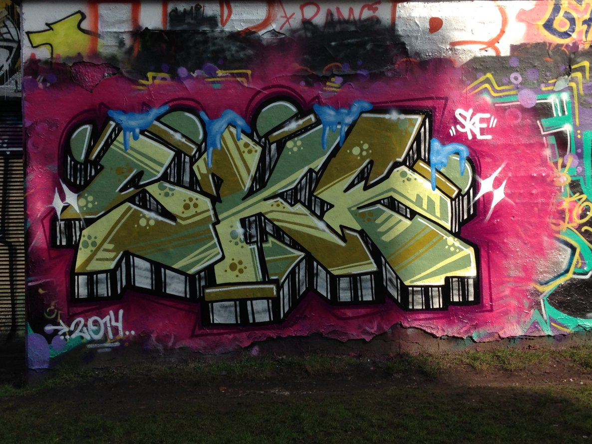 Graffiti Wall - Photo by SuppenSoldat - Ske, Hamburg, 2014 (2014)