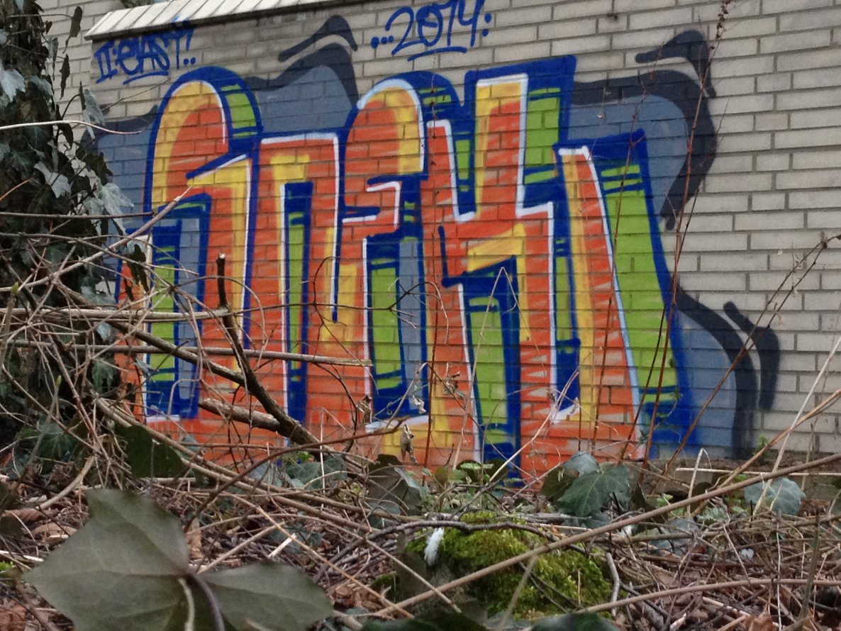 Graffiti Wall in Hamburg - Photo by SuppenSoldat - Snek, East, Hamburg (2014)