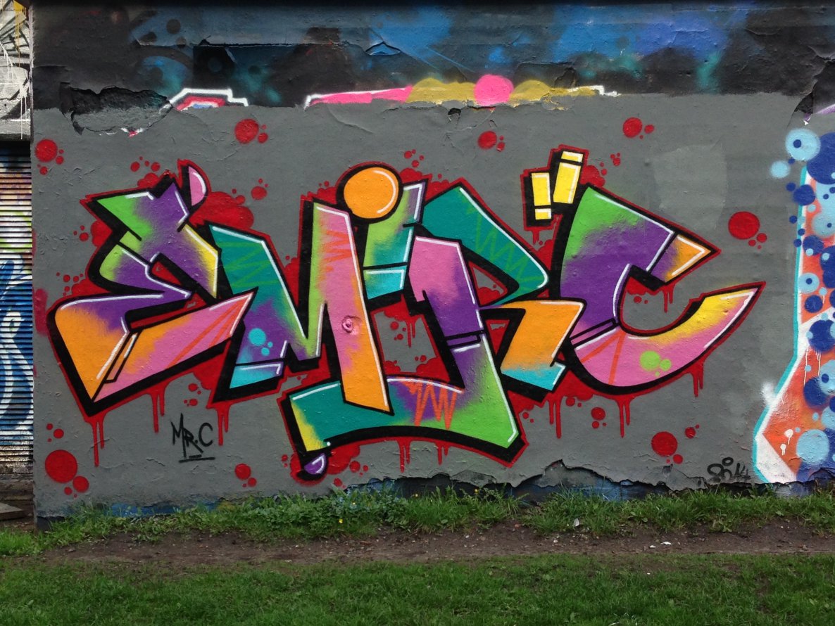 Graffiti Wall in Hamburg - Photo by SuppenSoldat - Emirc, Mr.C, Hamburg (2014)