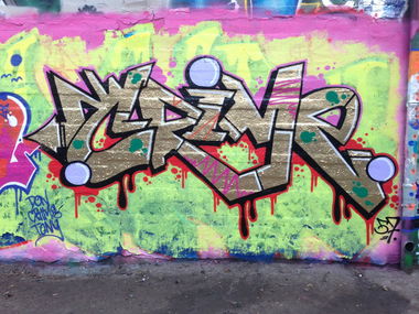 Graffiti Wall in Hamburg - Photo by SuppenSoldat - Crime, 187, Don (2014)