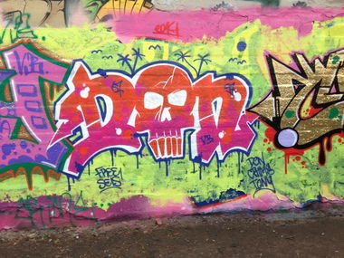 Graffiti Wall in Hamburg - Photo by SuppenSoldat - Don, Crime, Tony (2014)